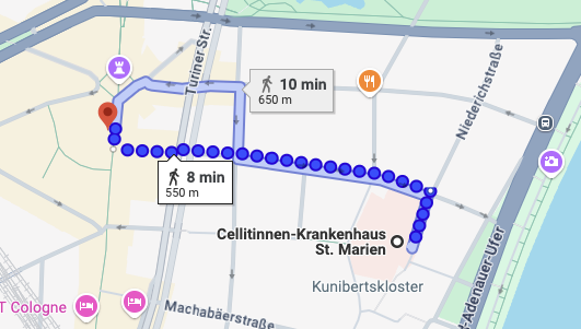 Karte Kölsche Boor
